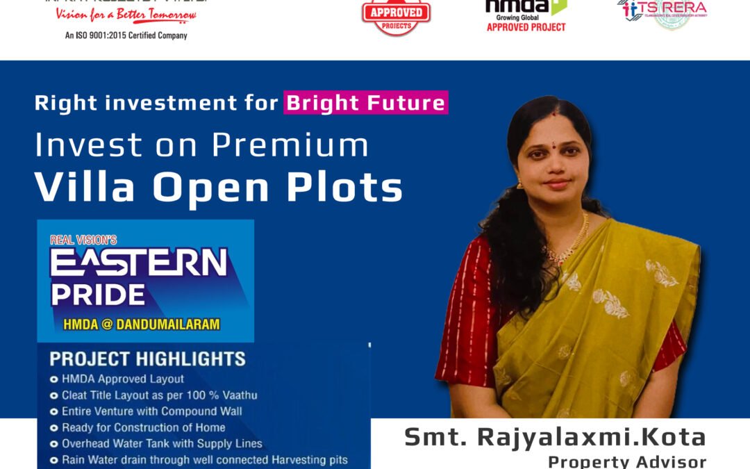 Invest on Premium Villa Plots! Right Investment for Bright Future